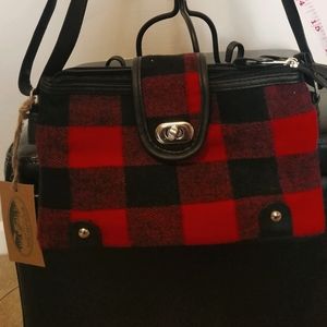 Black/ red purse